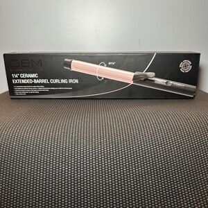 1¼" Ceramic Extended-Barrel Curling Iron - New In Box